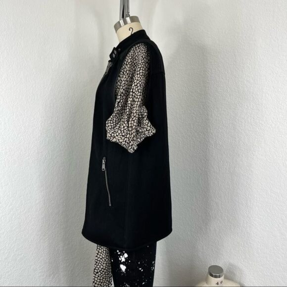 Club Monaco Biker Moto Vest Sleeveless - Picture 5 of 7